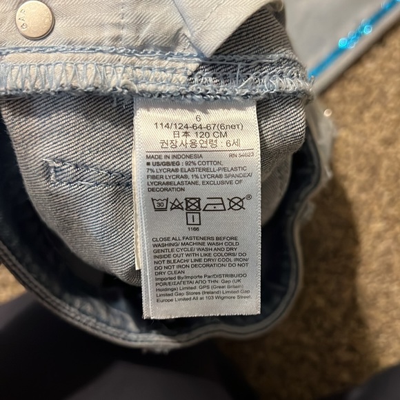 GAP Girls skinny jeans size 6 - Picture 6 of 6